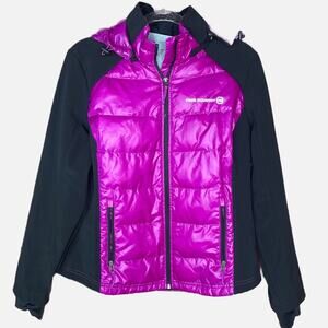 Free Country Winter Utility Jacket MAGENTA & Black